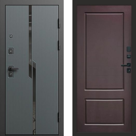 Входная дверь Termo-door Прайм Графит - Марсель Шоколад