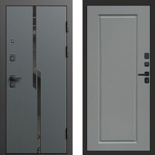Входная дверь Termo-door Прайм Графит - Гранд Грей софт