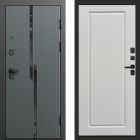 Входная дверь Termo-door Прайм Графит - Гранд Белый софт