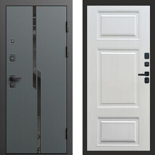 Входная дверь Termo-door Прайм Графит - Лион Лиственница