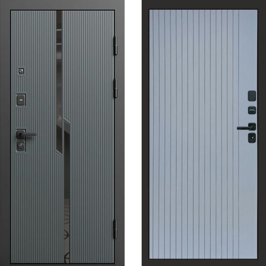 Входная дверь Termo-door Прайм Графит - FLAT Грей софт