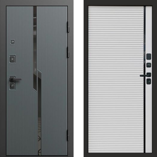 Входная дверь Termo-door Прайм Графит - Porte white
