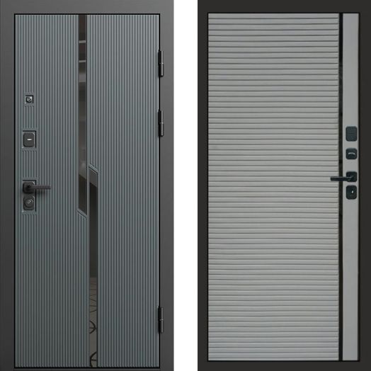 Входная дверь Termo-door Прайм Графит - Porte Грей софт