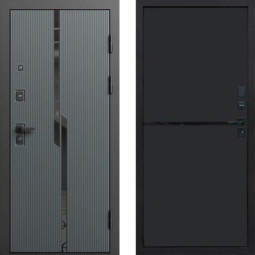 Входная дверь Termo-door Прайм Графит - Нео Black