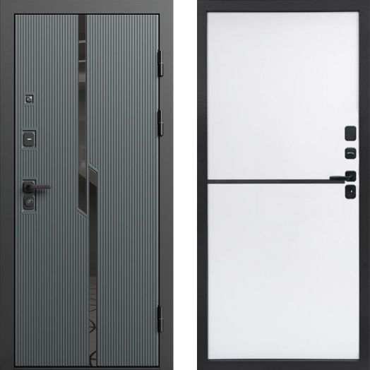 Входная дверь Termo-door Прайм Графит - Нео White