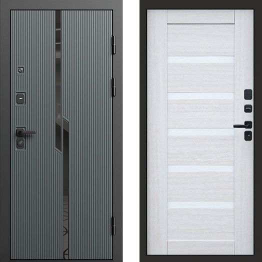 Входная дверь Termo-door Прайм Графит - Царга Лиственница