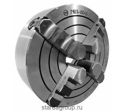 Токарный патрон с независимым перемещением кулачков 7103-0005