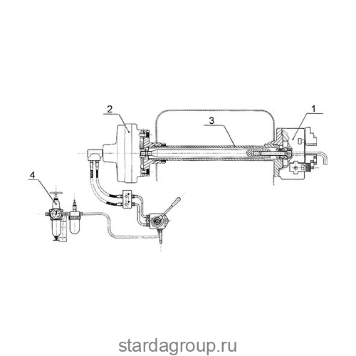 Привод ЦГВ-140.П.45 (4400)