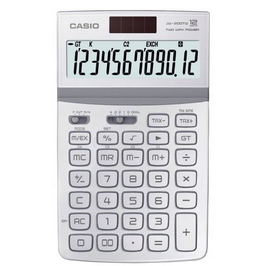 Casio JW-200TW(12 разр.) калькулятор настольный