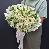 Букет с ромашками