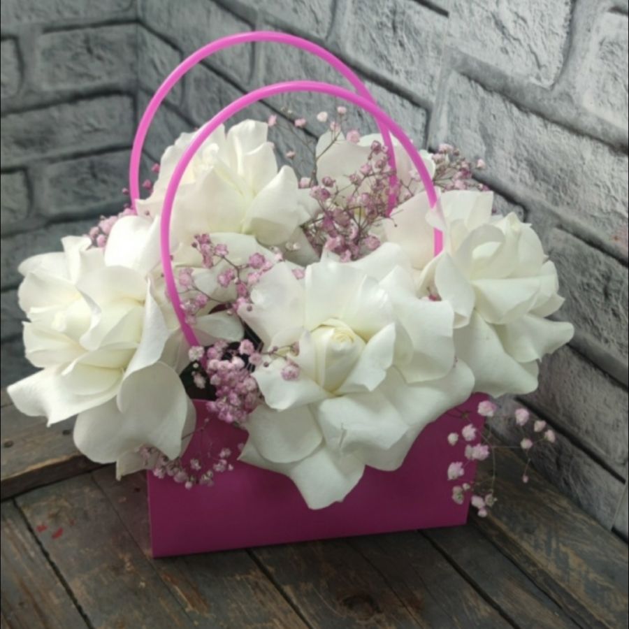 Сумочка с розой