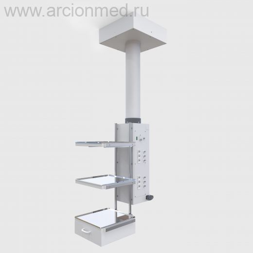 Консоль потолочная медицинская бесплечевая «колонная» КП-К-023-М4 2.1.1.4.