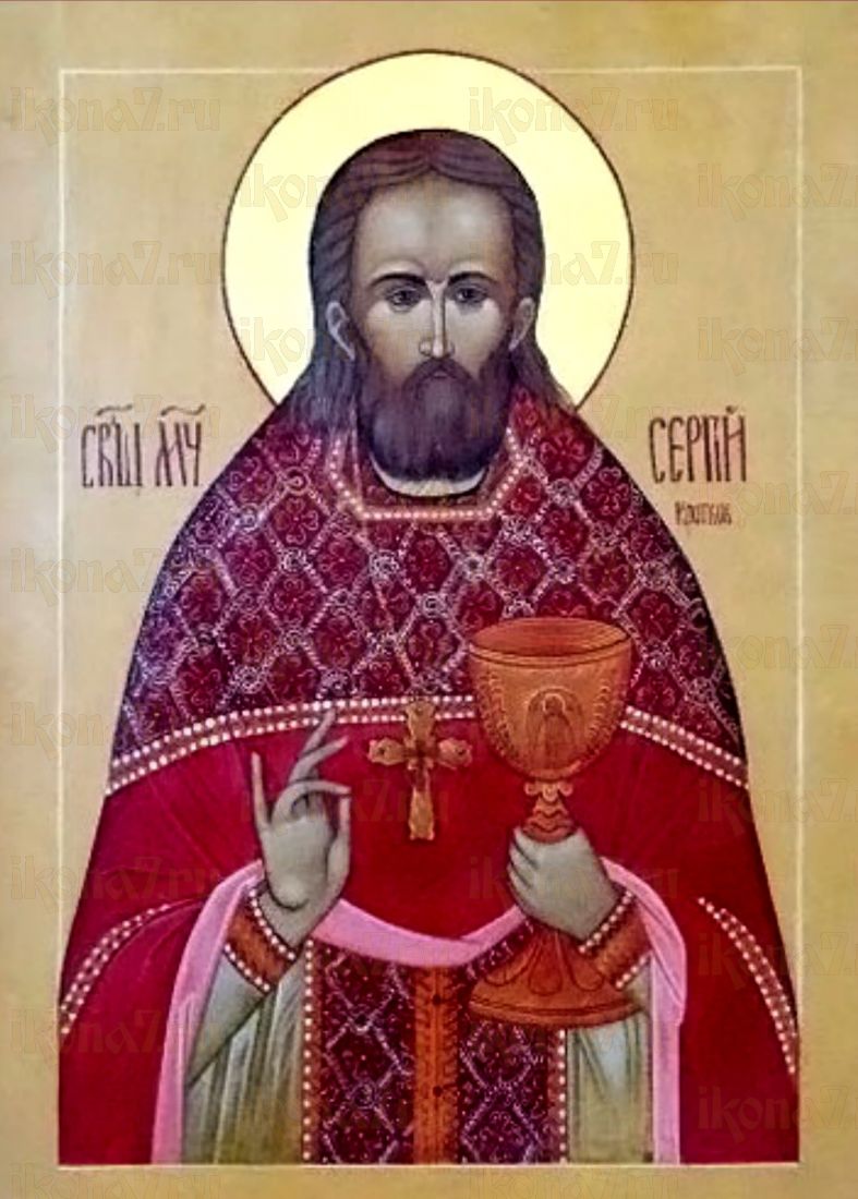 Икона Сергия Кроткова: Символ Веры и Преданности (рукописная)