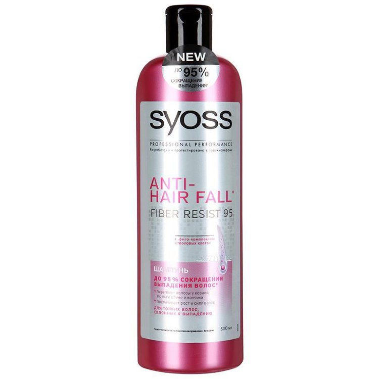 Шампунь Syoss Anti-Hair Fall для тонких волос, склонных к выпадению 500 мл