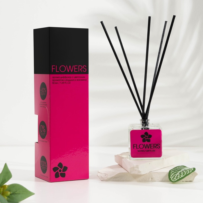 Диффузор ароматический NEON AROMA HOME FLOWERS 50 мл