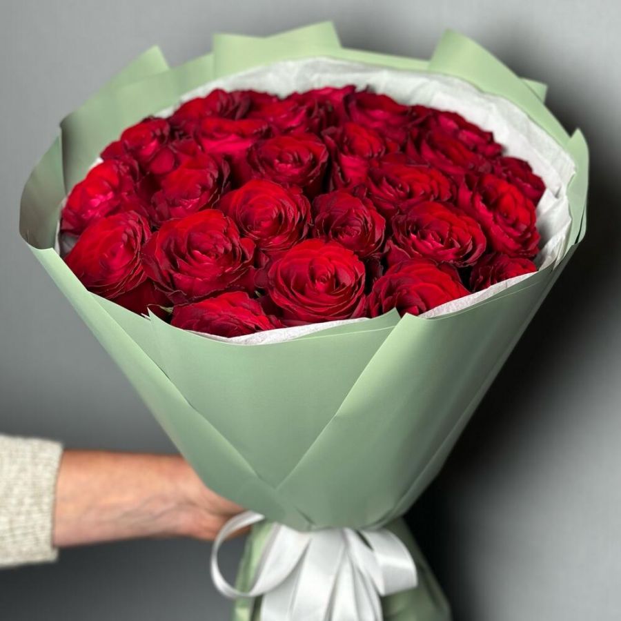 Красные розы от 21 шт