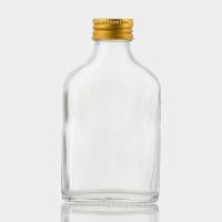 Бутыль стеклянная для соусов и масла с металлической крышкой, 150 мл, 6,5?3?12,5 см