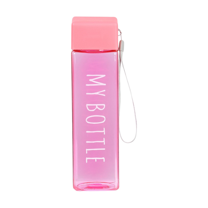 Бутылка для воды My bottle, 450 мл, 20?5.5 см, розовая