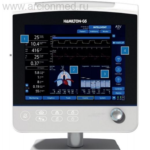 Аппарат ИВЛ Hamilton G5