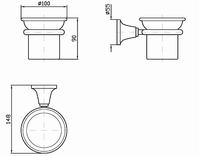 Zucchetti Agora classic стакан ZAD413 ФОТО