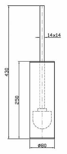 Zucchetti Aguablu ёршик ZAC455 схема 2