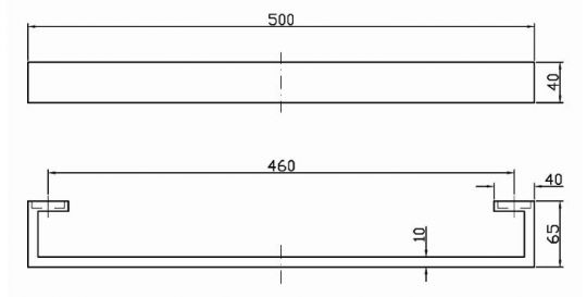 Zucchetti Aguablu полотенцедержатель ZAC422 схема 2