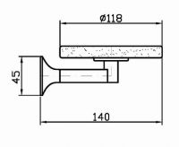Zucchetti Bellagio мыльница ZAC510 схема 2