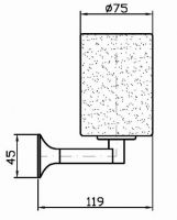 Zucchetti Bellagio стакан ZAC513 схема 2