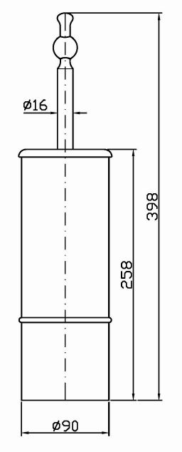 Zucchetti Delfiflu ёршик ZAC255