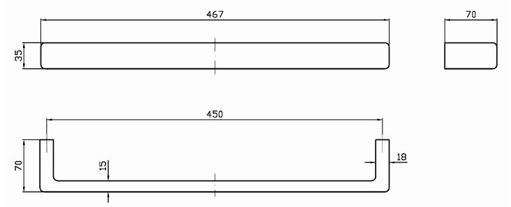 Zucchetti Jingle полотенцедержатель ZAC921