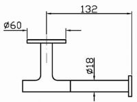 Zucchetti Pan держатель для туалетной бумаги ZAC630 схема 2