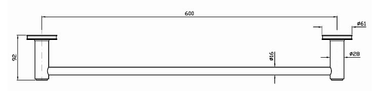 Zucchetti Savoir полотенцедержатель ZAD222