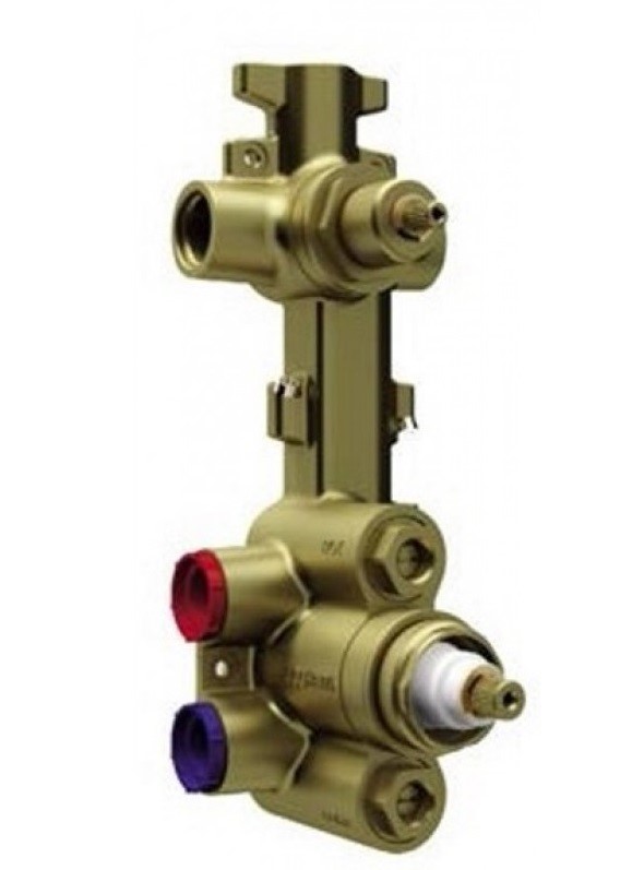 Внутренняя часть смесителя Zucchetti для ванны и душа на 2 потребителя R97810