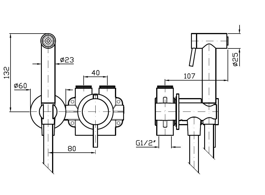 Гидроёршик с круглой лейкой Zucchetti Helm ZHE417 ФОТО
