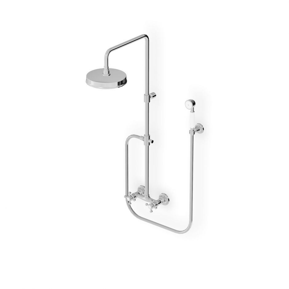 Изображение Душевая стойка Zucchetti Agora с тропическим душем ZAG860