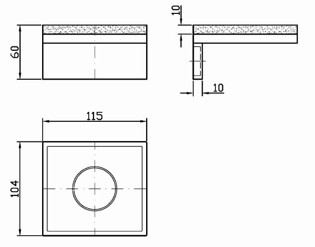 Мыльница Zucchetti Aguablu Him ZAC410