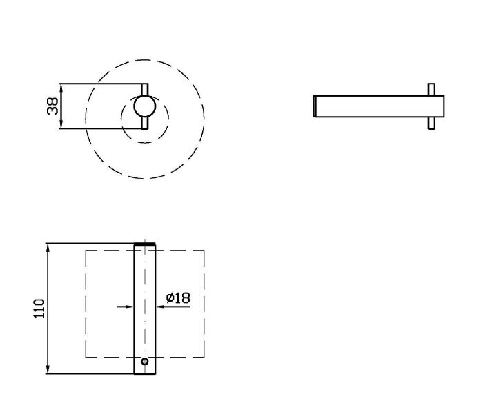 Настенный держатель для туалетной бумаги Zucchetti Medameda ZAD530 ФОТО