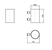 Настенный подстаканник Zucchetti Medameda ZAD513 схема 2