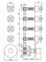 Смеситель Zucchetti Delf для душа Z46662 схема 1
