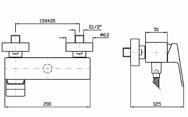 Смеситель Zucchetti Jingle для душа ZIN136 ФОТО