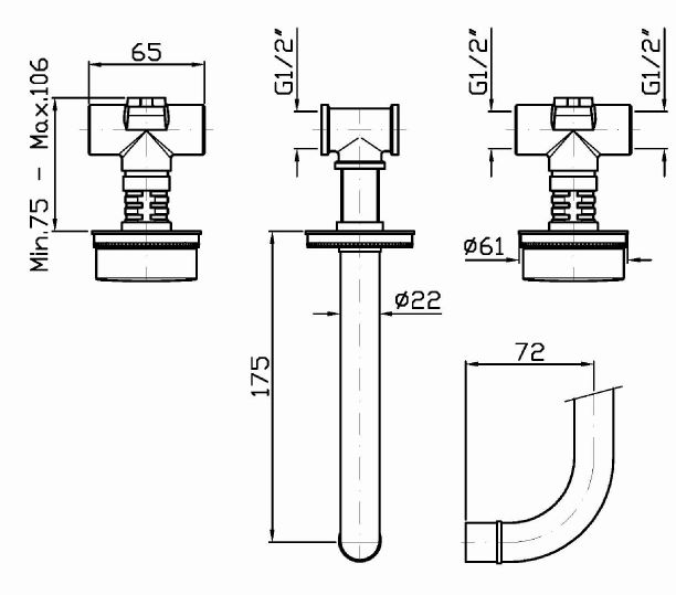 Смеситель Zucchetti Savoir для раковины ZSA671