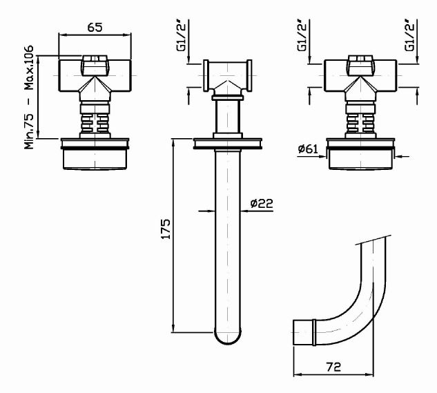 Смеситель Zucchetti Savoir для раковины ZSV671