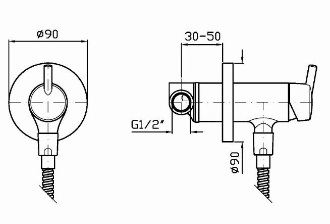 Смеситель Zucchetti Simply Beautiful для душа ZSB072 цена от 25 004 ₽ Фото Смеситель Zucchetti Simply Beautiful для душа ZSB072