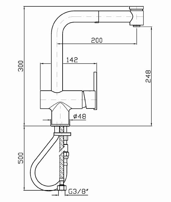 Смеситель Zucchetti ZXS для кухни ZXS367 ФОТО