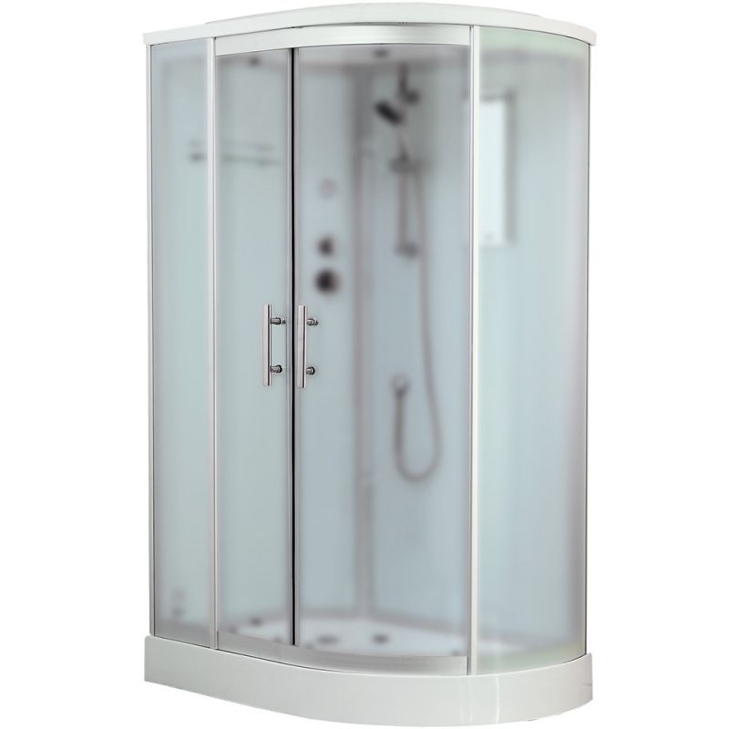 Душевая кабина Timo T-6602 Silver L Fabric 120x85 низкий поддон