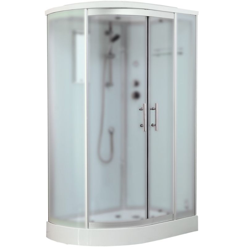 Душевая кабина Timo T-6602 Silver R Fabric 120x85 низкий поддон