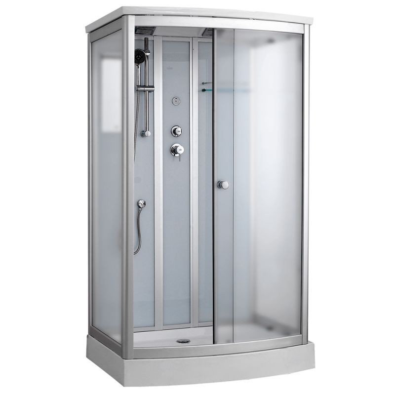 Душевая кабина Timo T-6615 Silver Fabric 120x90 низкий поддон