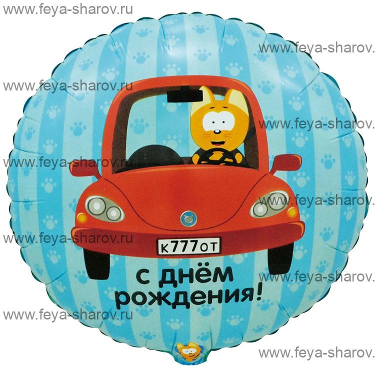 Шар Котэ в машине 46 см