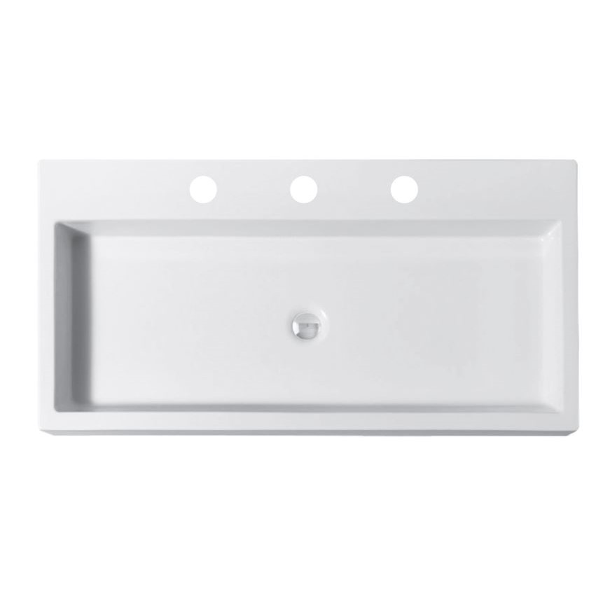 Раковина Nic Design Cool с 1 или 3 отверстиями по запросу 100x50x12,5 001 232