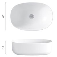 Раковина Nic Design Semplice 60x40x15 001 377 схема 2